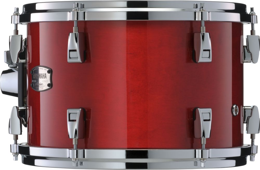 Yamaha Absolute Hybrid Maple Fusion Drum Set In Red Autumn Finish, With