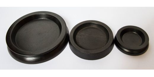 Wood Set Of 4 Non Slip Upright Piano Caster Cups | Nottingham - Foto 3