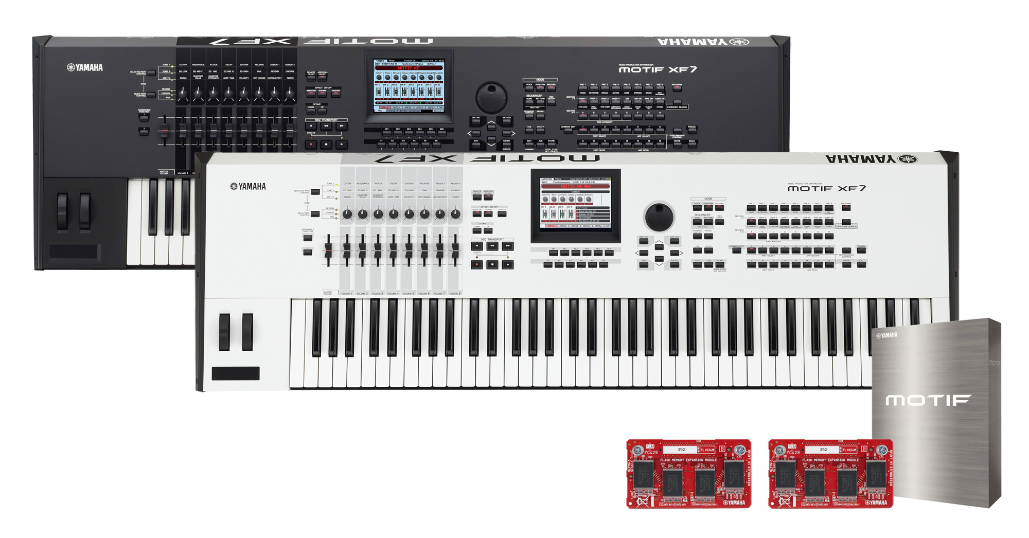 Yamaha Motif Xf7 40th Anniversary Bundle 2 Synthesizer 40th