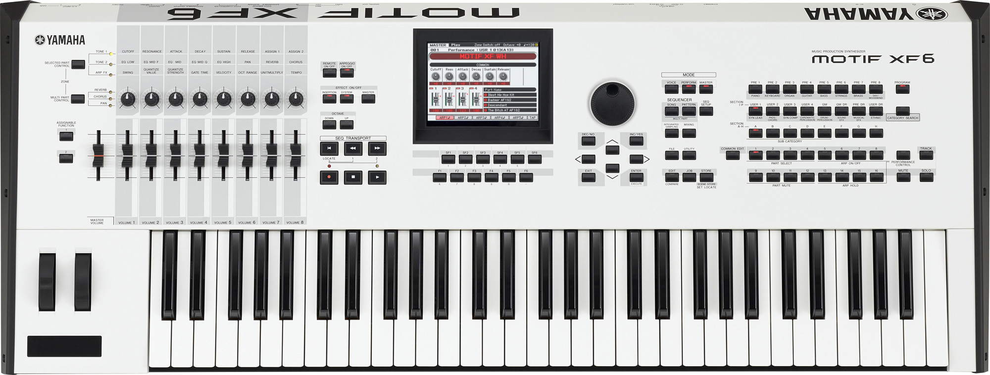 Yamaha Motif Xf6 Workstation Synthesizer Class Leading Expandable