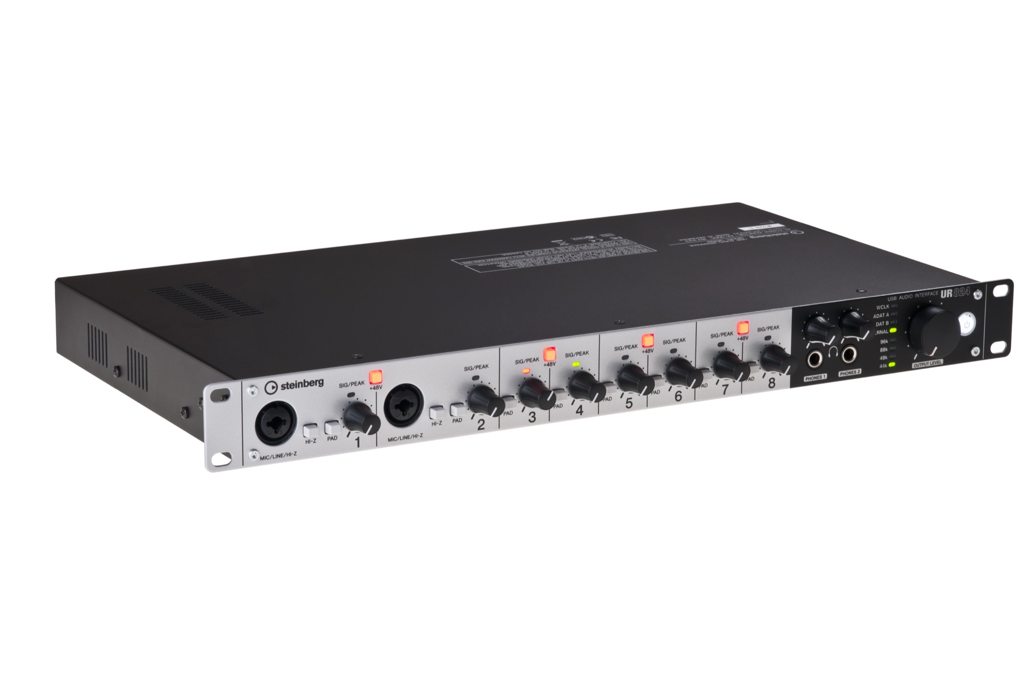 Steinberg UR824 Rackmount 24x24 USB Audio Interface 8x DPRE, 24bit/192 kHz, DSP & JetPLL