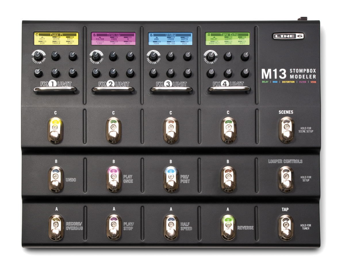 ... M13 Stompbox Modeller Guitar Multi-Effects Pedal