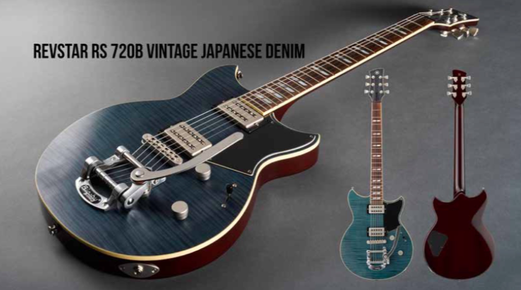 Yamaha Revstar RS720B Electric Guitar In Vintage Japanese Denim Finish ...