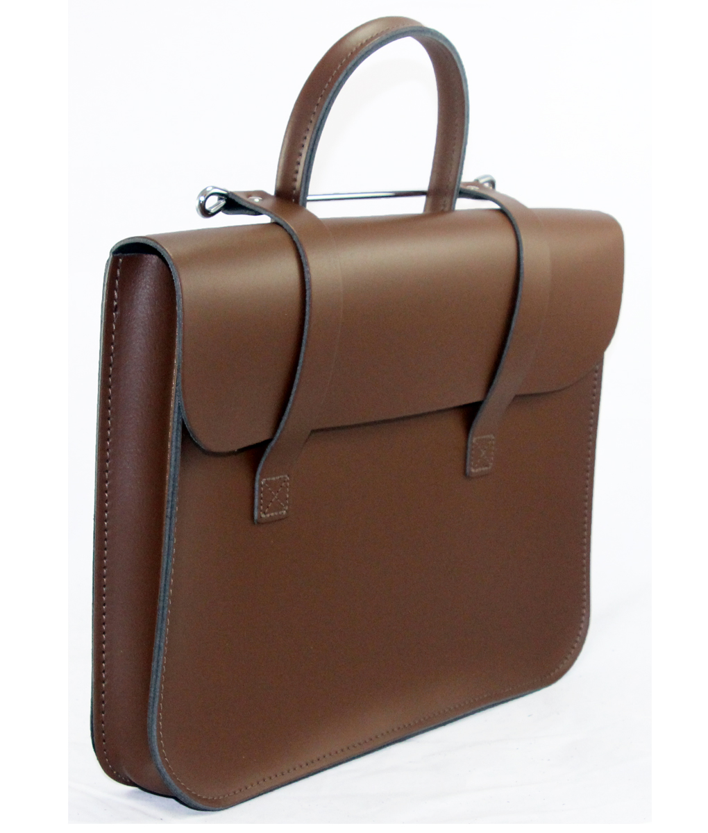 Leathergraft The Original Leather Music Case Brown finish Yamaha