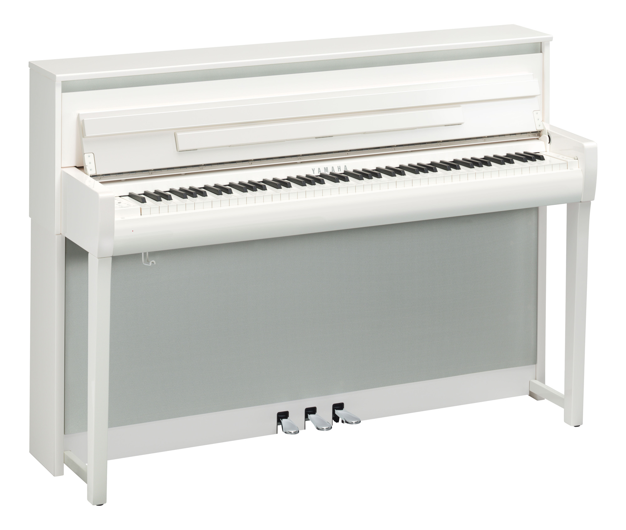Yamaha CLP685 Clavinova Digital Piano In Polished White finish