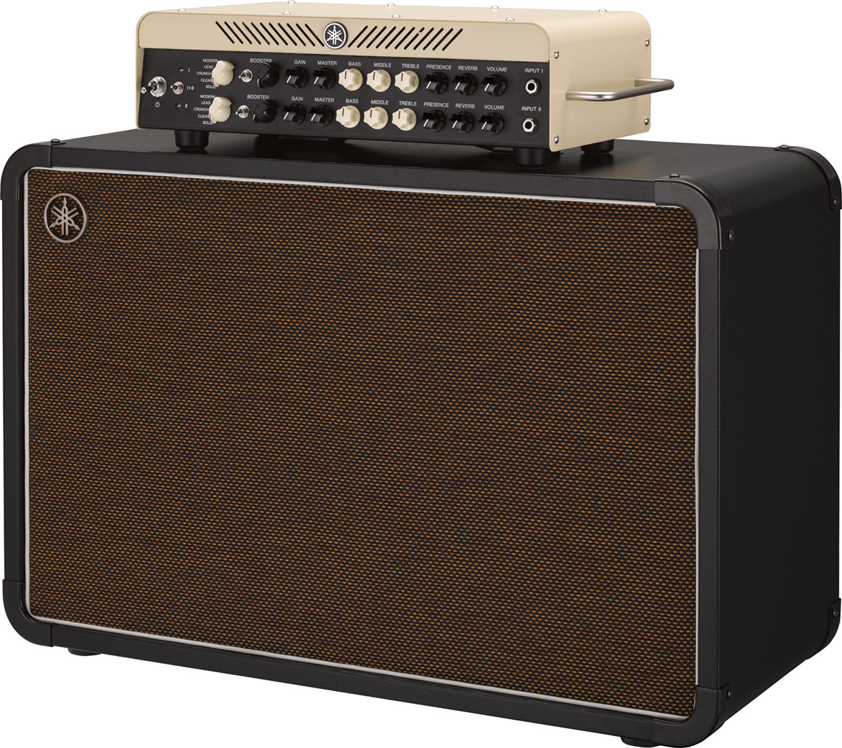 Yamaha THR100HD & THRC212 Guitar Amp Stack with Speaker Cable & Guitar