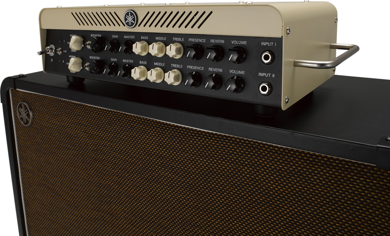 Yamaha THR100HD & THRC212 Guitar Amp Stack with Speaker Cable & Guitar