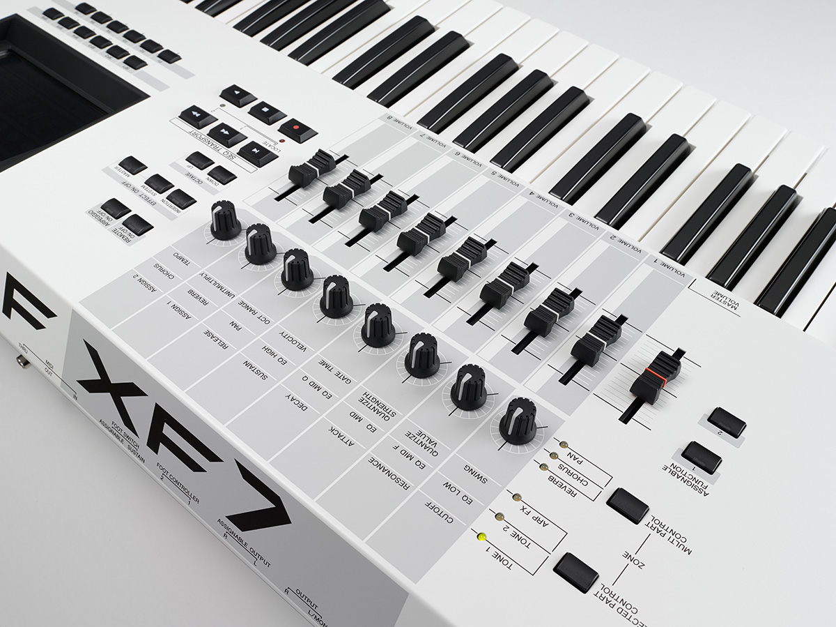 Yamaha Motif Xf7 Synthesizer 76 Key White Yamaha Music London
