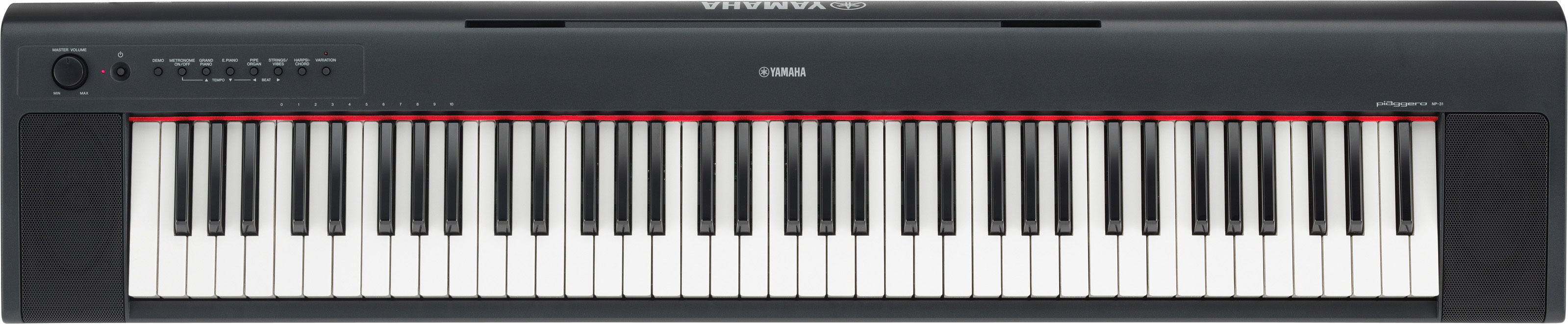Yamaha NP31 Piaggero 6Octave Keyboard 76key TouchSensitive, In